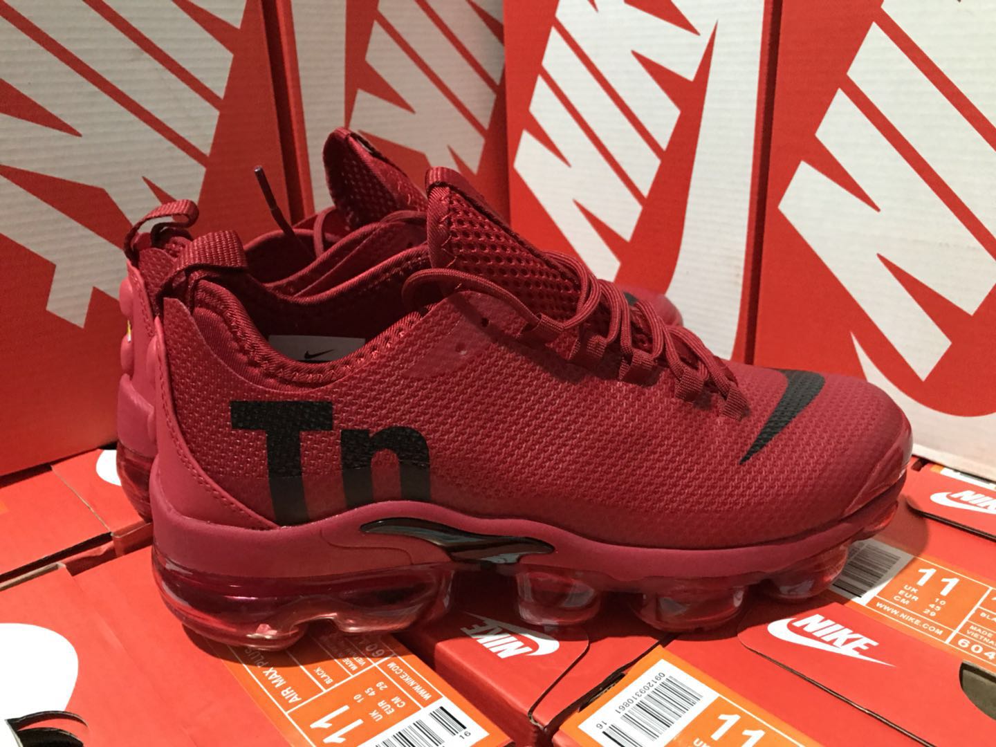 Nike Air Max VaporMax TN Wine Red Black - Click Image to Close